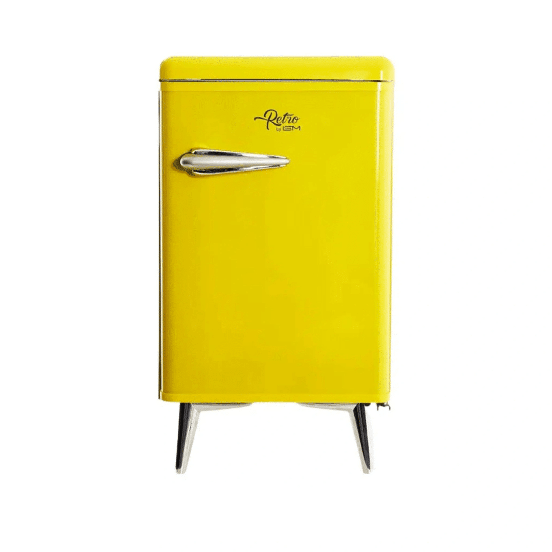 Mini bar RETRO žuta boja 39L MBRETROYELLOW